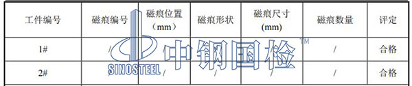 吊鉤檢測項目結果
