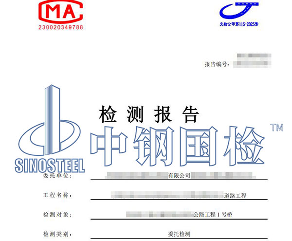 公路橋梁檢測報告